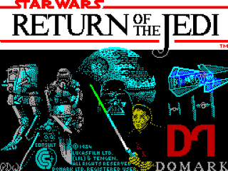 Star Wars title screen for ZX Spectrum